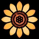 Icona gira-sol decoratiu